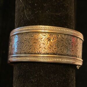 Victorian Sterling Cuff Bracelet